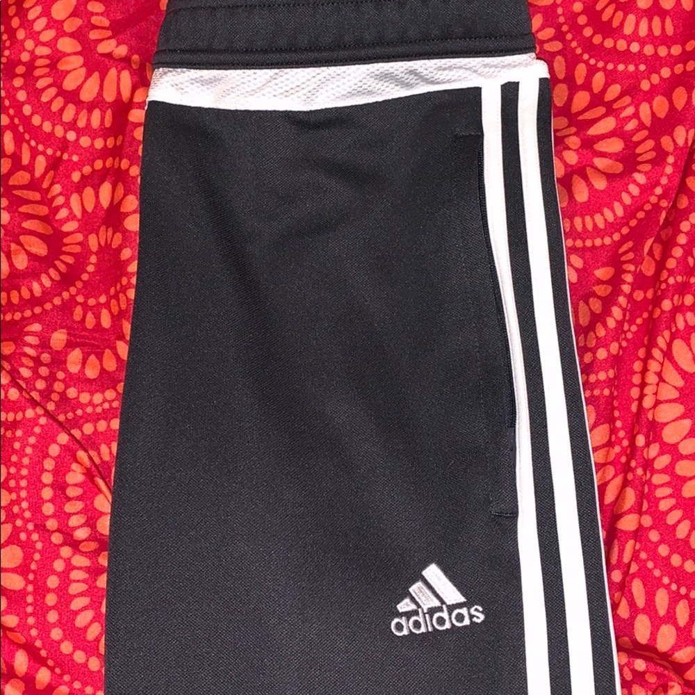 Striped adidas jogger sweats
